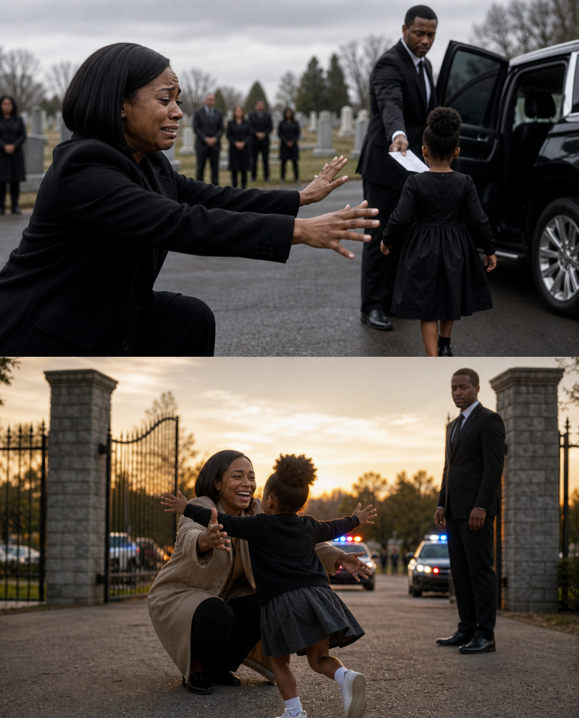 At my parents’ funeral, my husband coldly placed divorce papers in my hand and said, “Sign them. You have no one left to protect you now.” Then he took my daughter and disappeared with a wealthy woman.