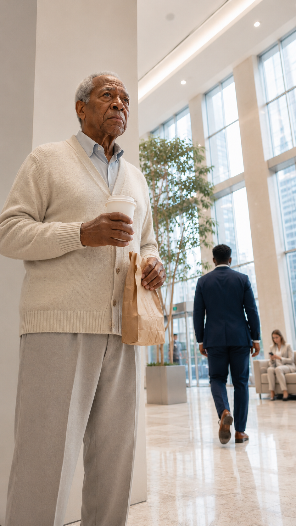 I decided to visit my wife at her job as a CEO. At the entrance, there was a sign that said…