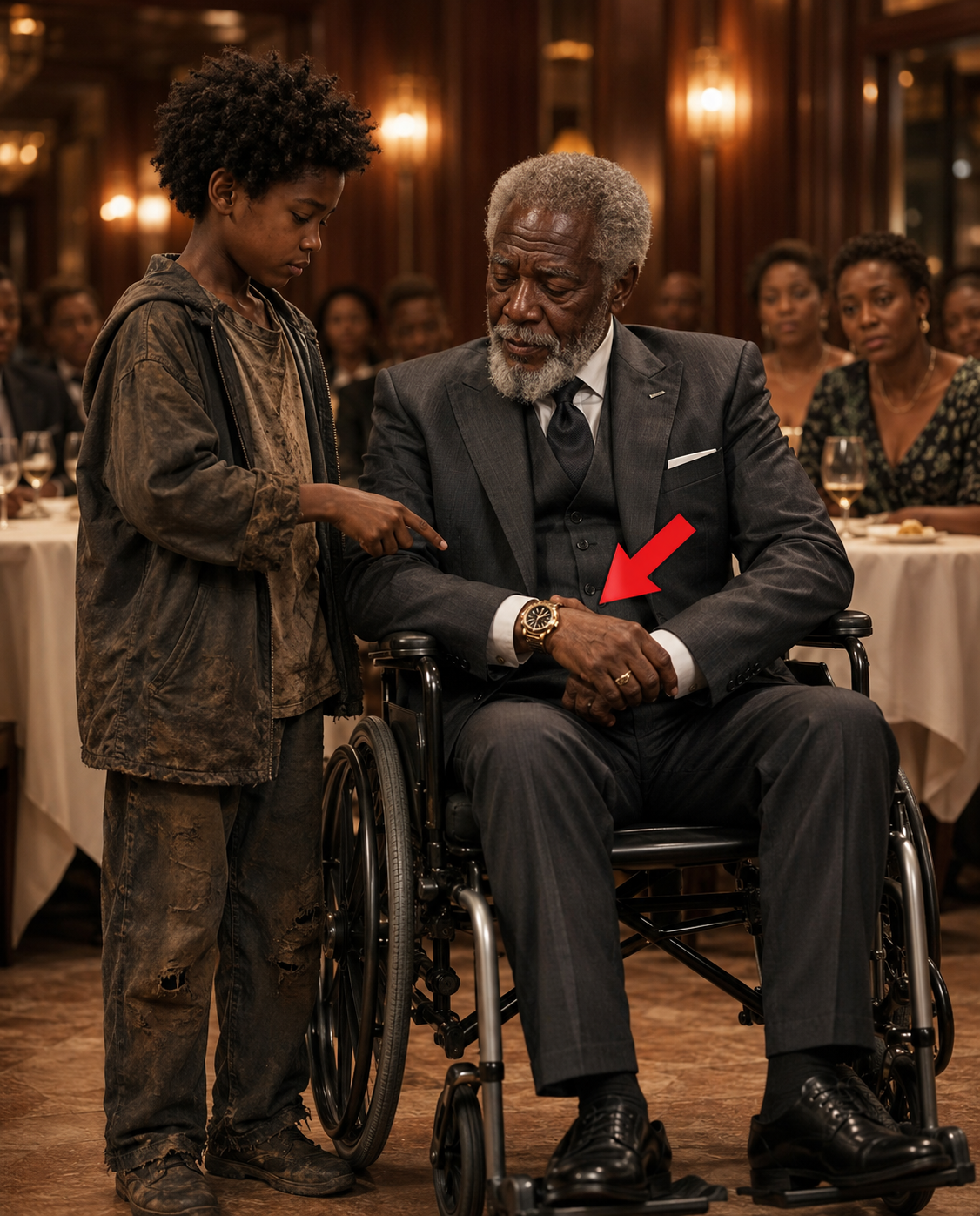“Sir… My Father Had a Watch Exactly Like Yours” – A Rich Businessman Tried to Have a Homeless Boy Removed From a Five-Star Restaurant until He Said One Sentence That Changed Everything