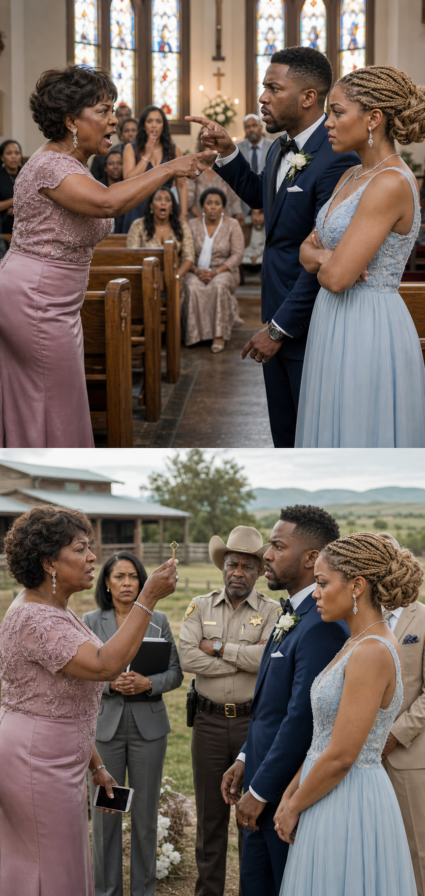 At my son’s wedding, he quietly asked me to leave, saying his fiancée didn’t want me there. I held back my emotions and walked out without making a scene, my hands trembling behind my back. But the next morning, he called as if nothing had happened: “Mom… I need the ranch keys.”