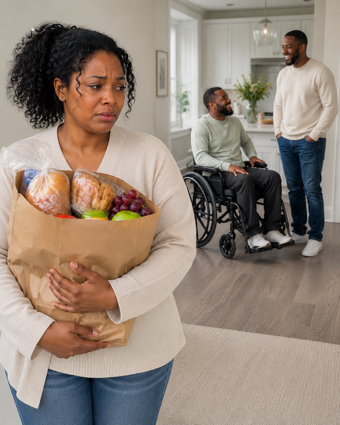After five years of cleaning him, lifting him, and serving as his full-time nurse, I overheard my paralyzed husband laughing with a stranger and saying I was his “free servant” and that he wouldn’t leave me a single penny