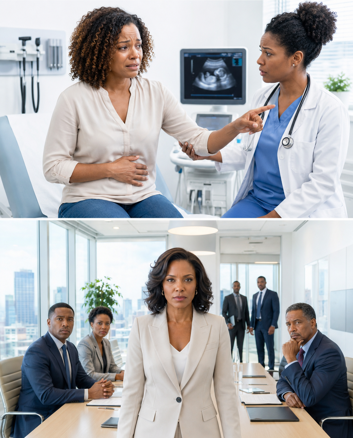 AT 45 I GOT PREGNANT FOR THE FIRST TIME. AT MY ULTRASOUND, THE DOCTOR WENT PALE. SHE PULLED ME ASIDE AND SAID: ‘YOU NEED TO LEAVE NOW. GET A DIVORCE!’ . new