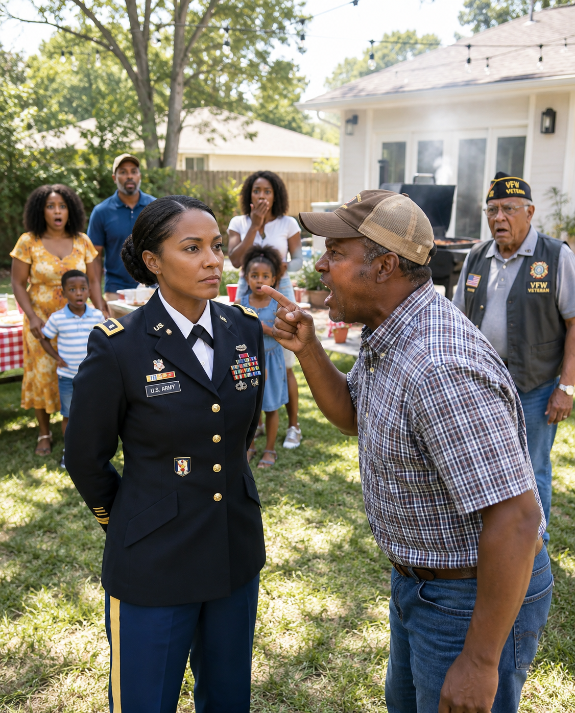 My father told me to take off my Army uniform in front of twenty relatives because he thought I was pretending to be important. Then the Green Beret uncle he worshiped looked at my sleeve, went white, and whispered the classified name my family was never supposed to hear.