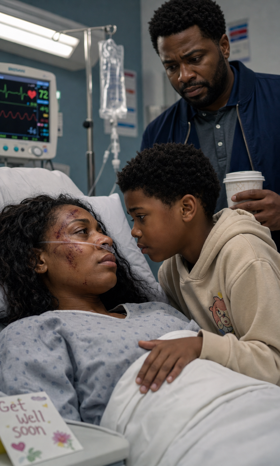 I woke up from the coma and heard my son whisper, “Don’t open your eyes”… my husband and my own sister were waiting for me to d!e so they could take everything.