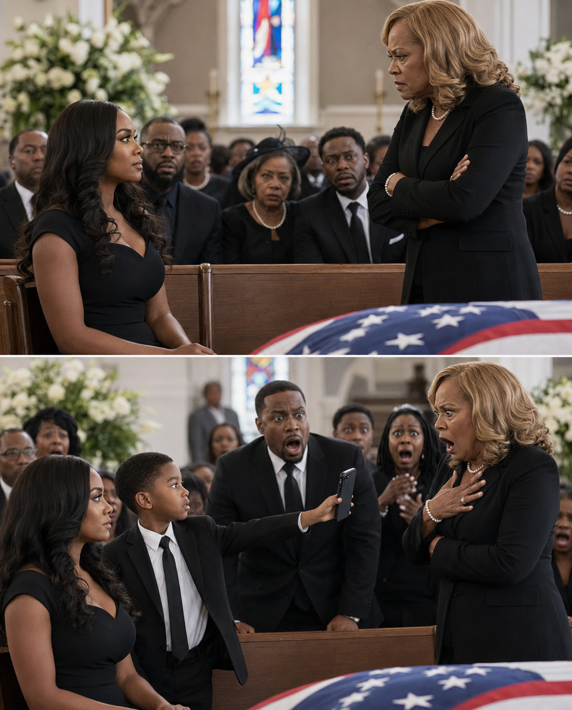 At my husband’s funeral, his mother fixed her gaze on me and said with chilling calm, “Better he’s gone now than forced to live with the embarrassment she brought him. ”new