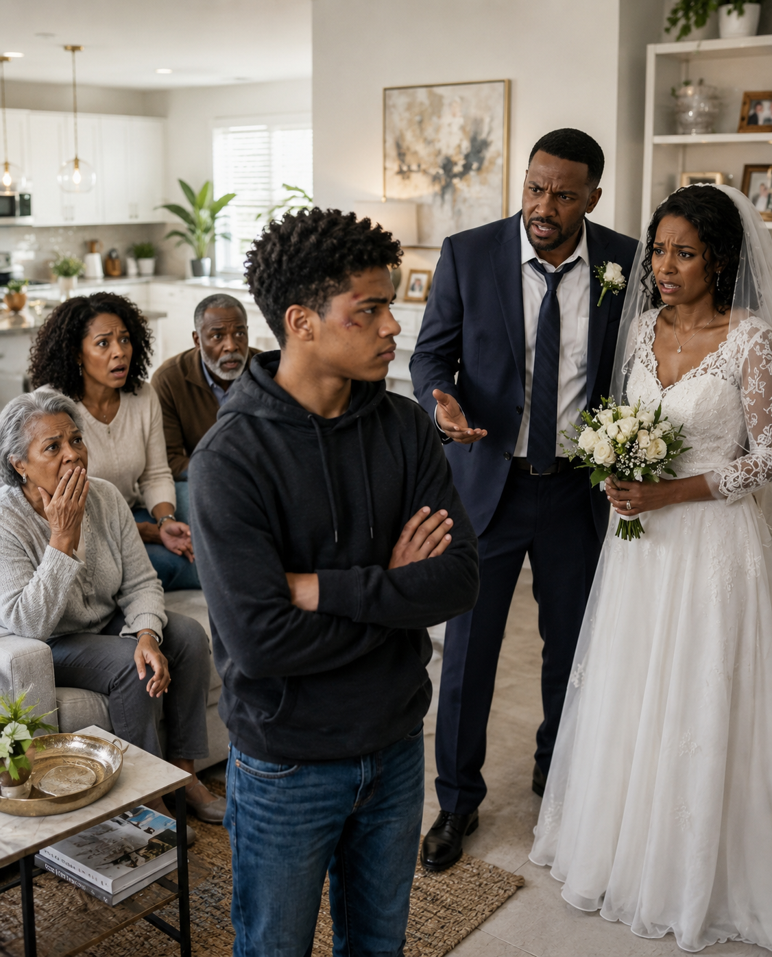 No one expected my 14-year-old son to challenge his dad’s new wife in the middle of the wedding.
