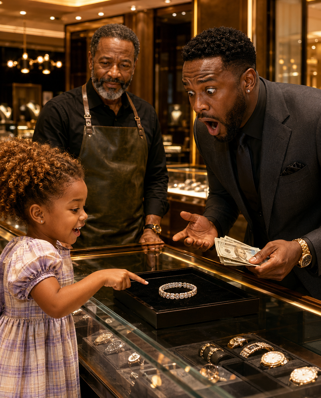 A little girl offered $50 to buy back a bracelet—and what she said changed a billionaire’s life forever…