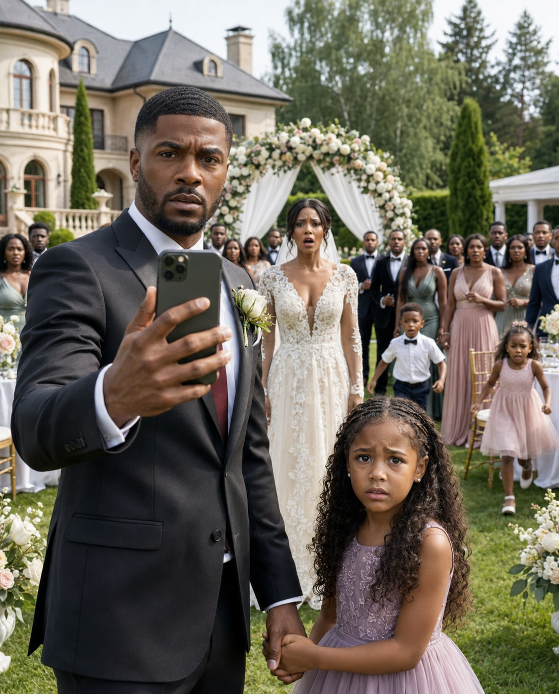 I canceled my wedding when I saw all the children running between the tables, except for my daughter… and when I showed the screenshot to my girlfriend,