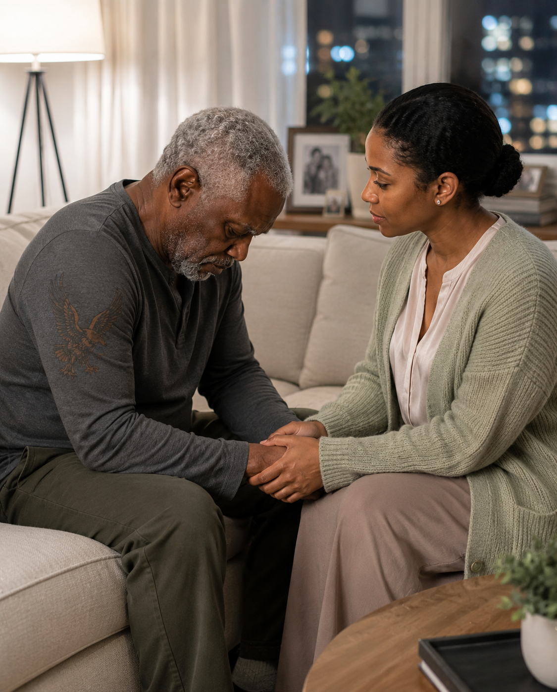I bathed my paralyzed father-in-law behind my husband’s back… and upon discovering a mark on his body, I fell to my knees as the secret of my past was revealed.