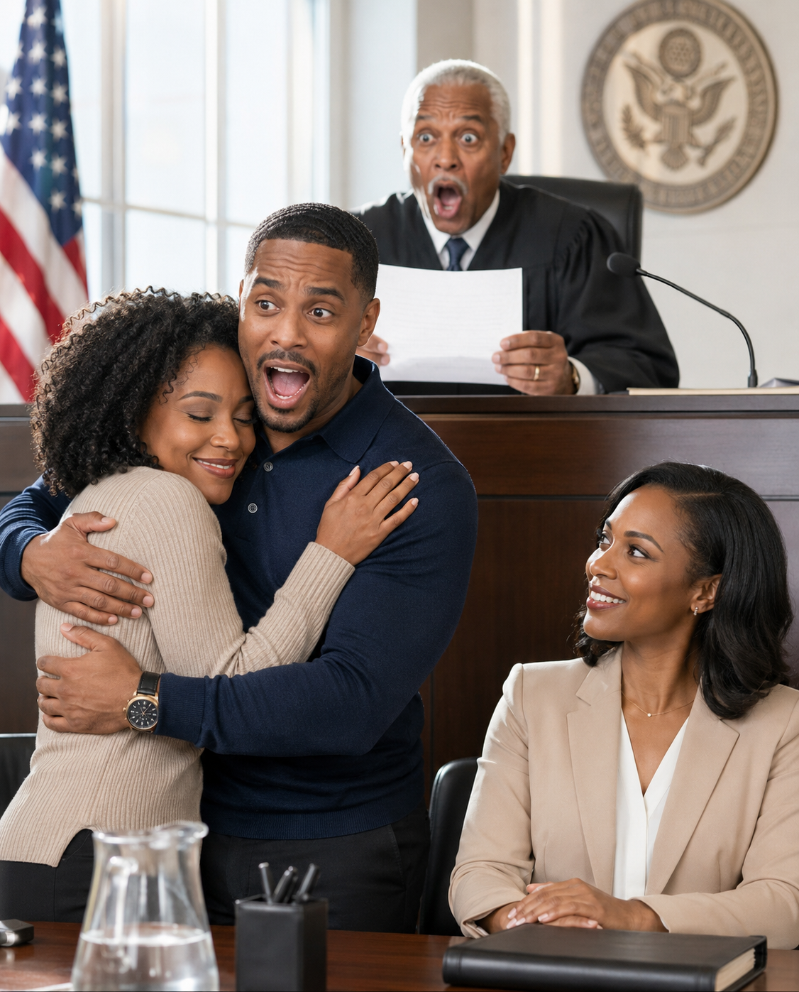 At the courtroom, my ex husband smirked like he had already won. He whispered that I would leave with nothing. His new girlfriend squeezed his hand proudly.