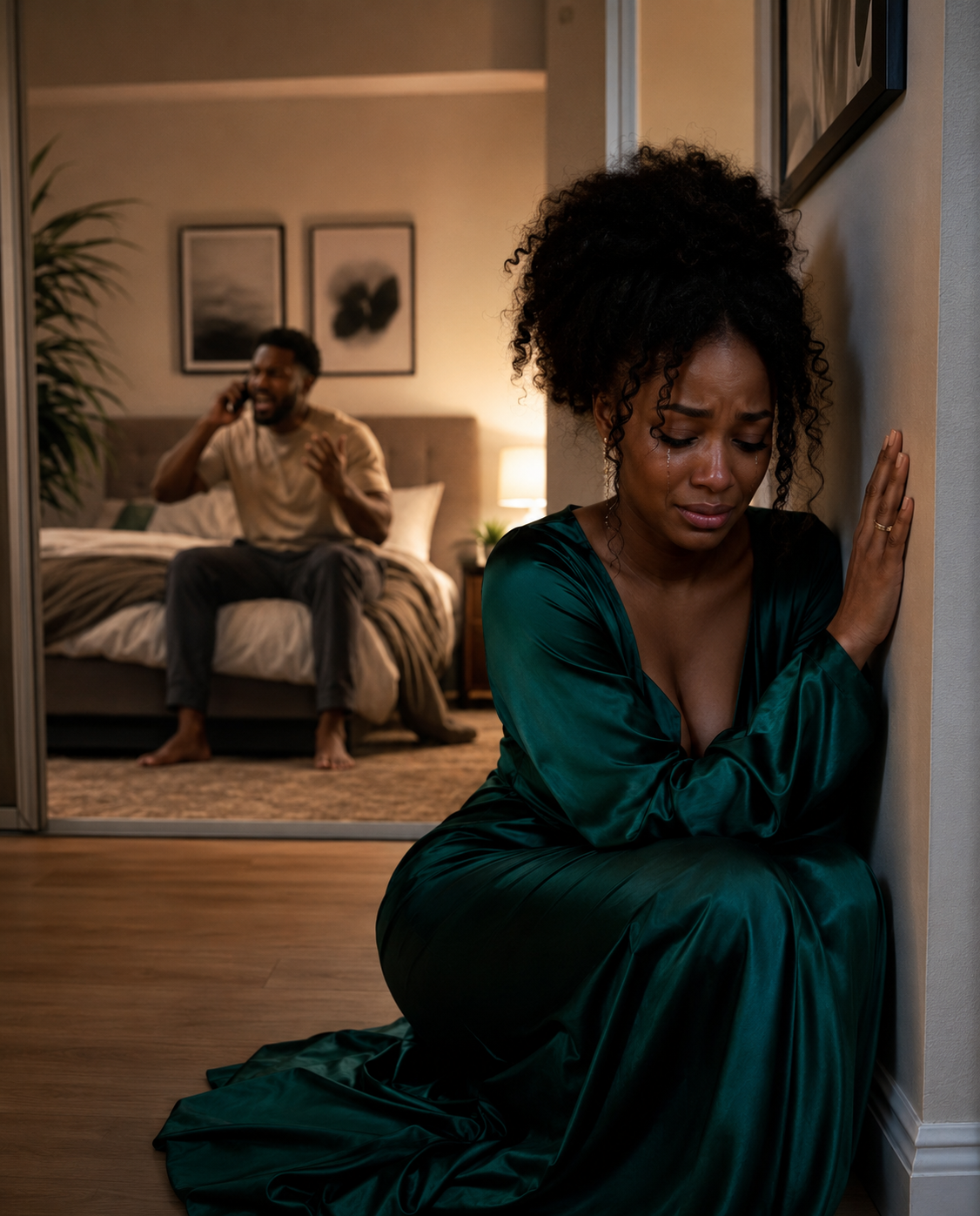I sneaked home during my lunch break to check on my sick husband. I tried not to make a sound, but his voice echoed down the hall—low, urgent, nothing like the weak tone he’d been feigning for me. Then I heard words that had no place in our lives, and my stomach sank.