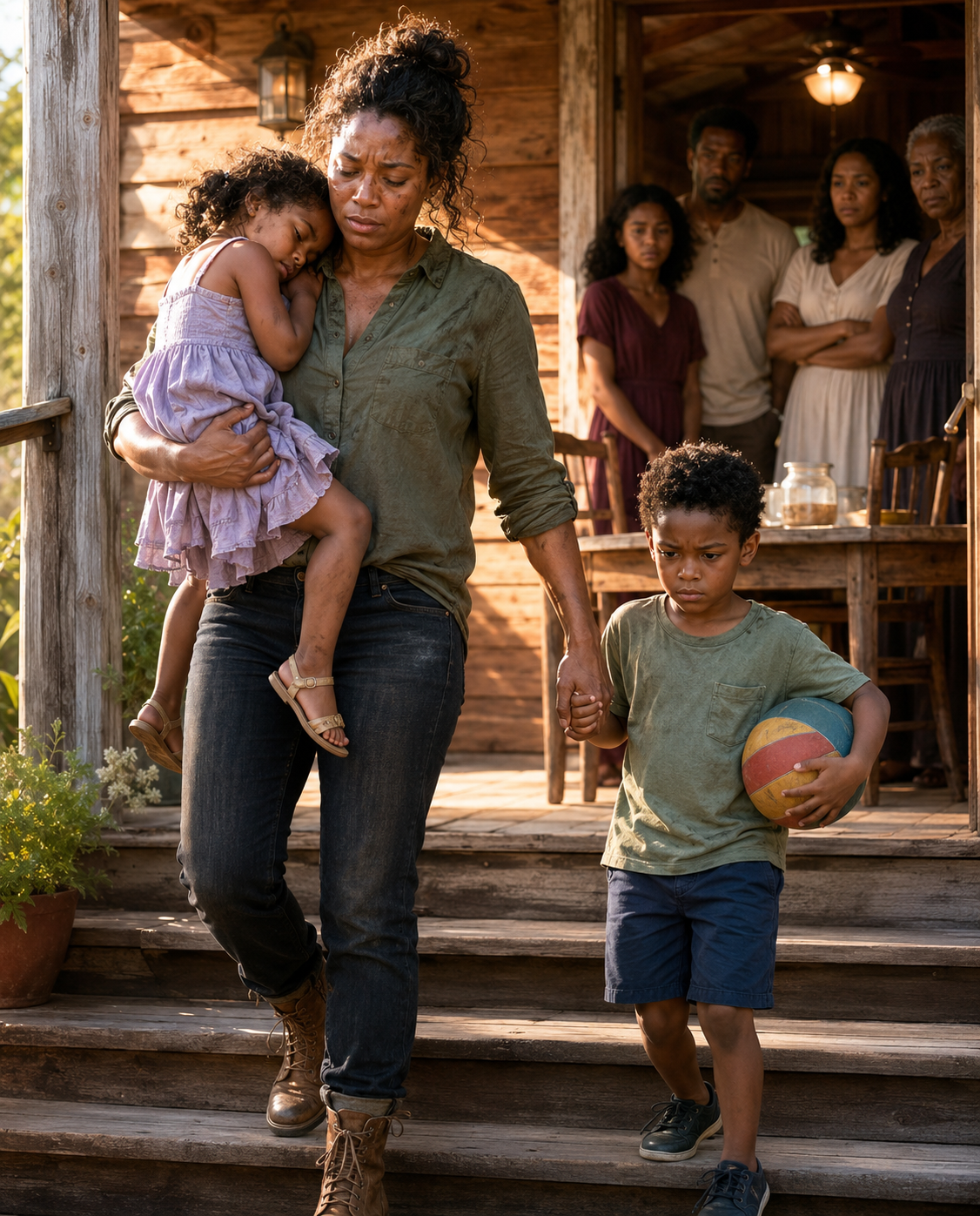 They threw her out of a family gathering in front of her children, convinced she would go home in silence—but one phone call to her grandmother exposed a years-long secret and changed everything forever.