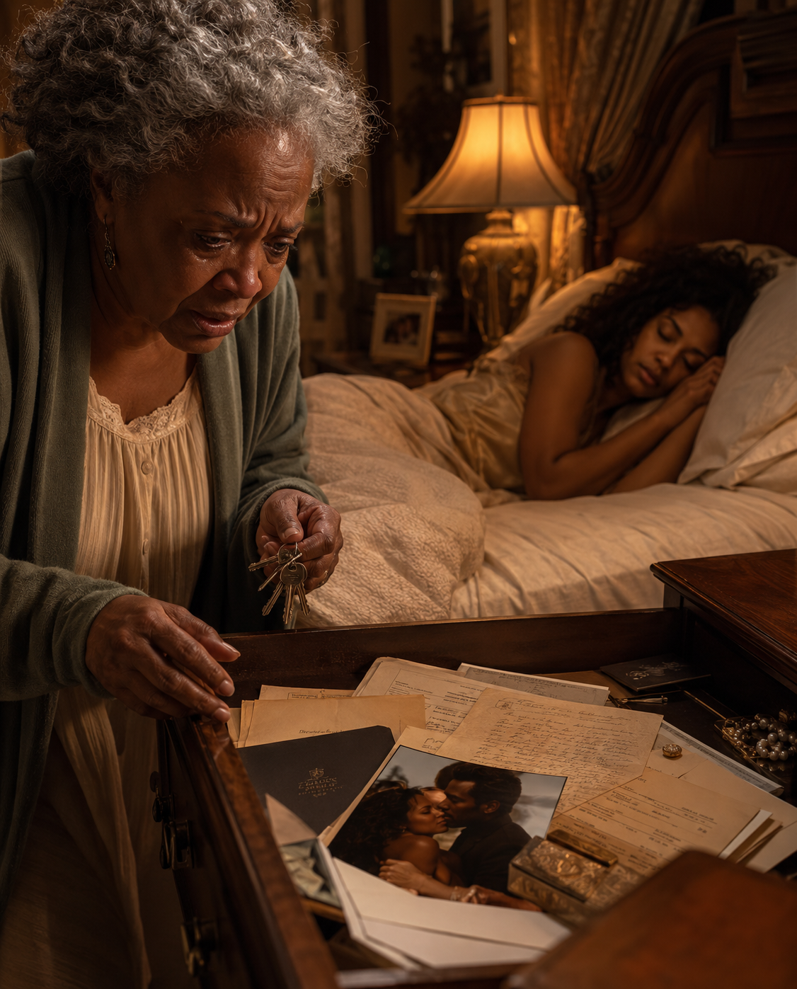 MY MOTHER-IN-LAW THOUGHT I WAS ASLEEP WHEN SHE OPENED MY DRAWER… BUT WHAT SHE SAW MADE HER WHISPER, “NO… NOT MY SON.”