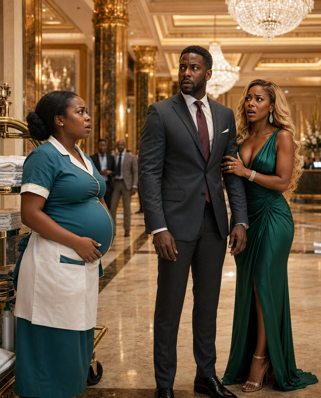 He Found His Pregnant Wife Scrubbing Floors at a Luxury Hotel… Then Discovered the Betrayal That Destroyed Everything . new
