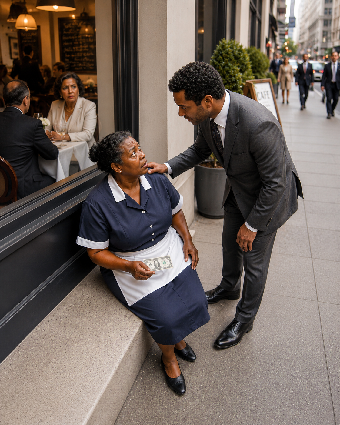 SHE WAS LEFT OUTSIDE THE RESTAURANT LIKE SHE DIDN’T BELONG—THEN THE OWNER WALKED OUT, CALLED HER THE WOMAN WHO SAVED HIS LIFE, AND THE PATRONA CHOKED ON HER OWN PRIDE - usnews