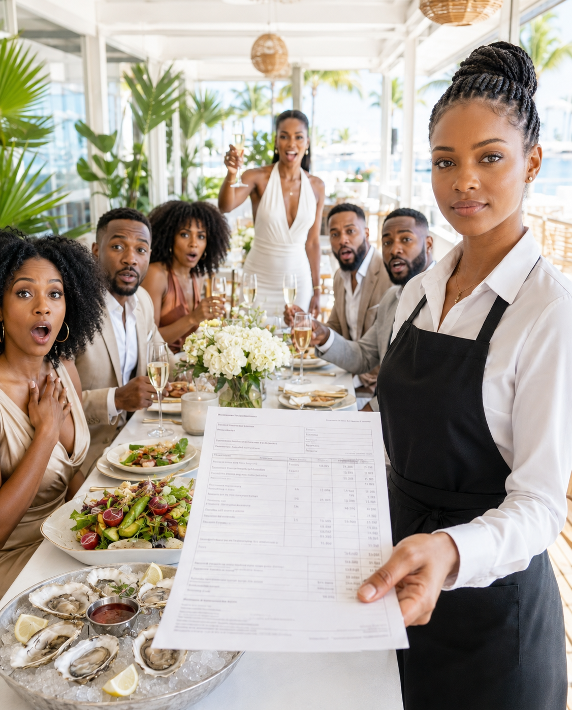 Mother-in-law threw unpaid “small” party at my restaurant, m0cked me as servant. I dropped a $48K bill beside her champagne—then her phone lit up: Ethan calling. new
