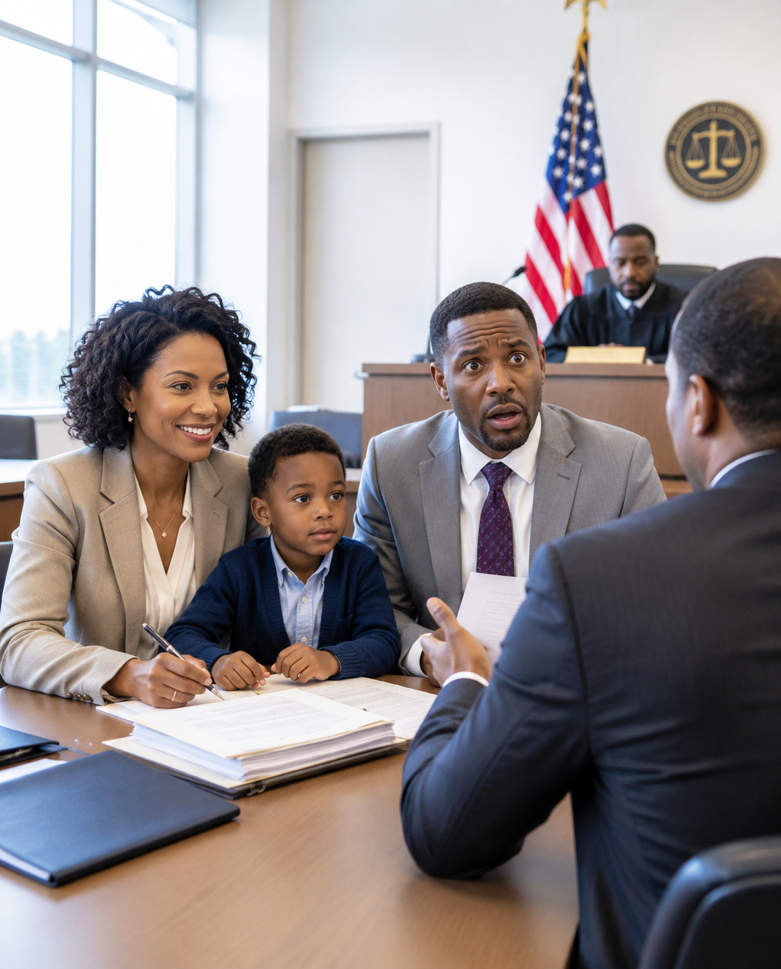 My husband stood in our kitchen and said, “I want the house, the cars, the savings—everything but our son.” My lawyer begged me to fight, but I looked her in the eye and whispered, “Give him all of it.” Everyone thought I had lost my mind. At the final hearing, my ex smiled as I signed everything away… until his own attorney went white. That was the moment he realized I hadn’t lost anything at all.