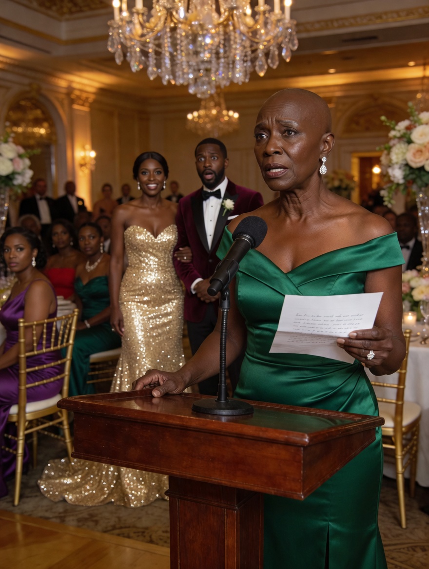 I woke up bald on my son’s wedding morning with a note from my future daughter-in-law telling me I finally looked the way an old woman should . new