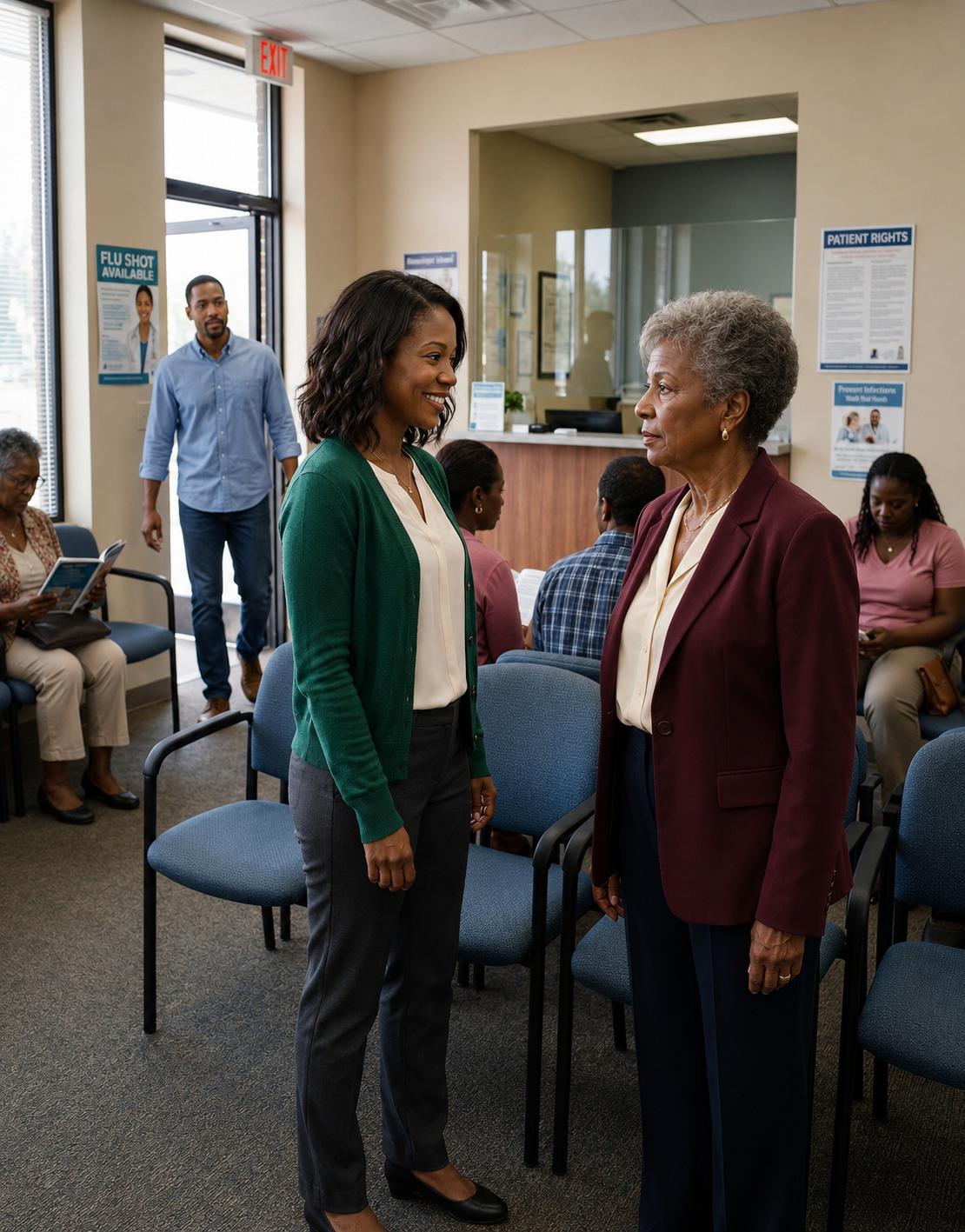 One year after my divorce, my ex-mother-in-law spotted me at the clinic with a smug grin. She told me her son made the right choice leaving me and was now raising a daughter with my former friend. I stayed calm, smiled, and said