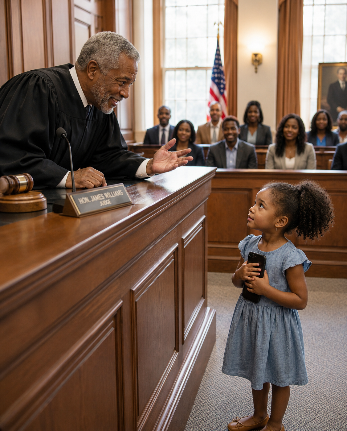 ‘Call Anyone You Want,’ The Judge Laughed As A Little Girl Walked Up In The Middle Of His Hearing—But Seconds Later, A Voice On The Other End Made Him Freeze… And No One In The Courtroom Dared To Speak