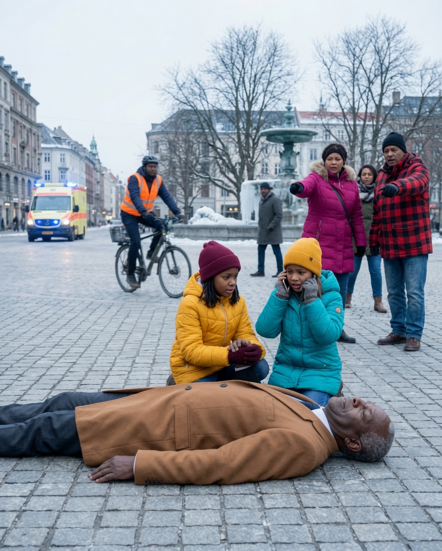 Everyone walked right past when a billionaire collapsed and d.ie.d in the middle of the park… except for two hungry twin sisters who knelt down to save him. But when the video went viral, everyone started calling them thieves.