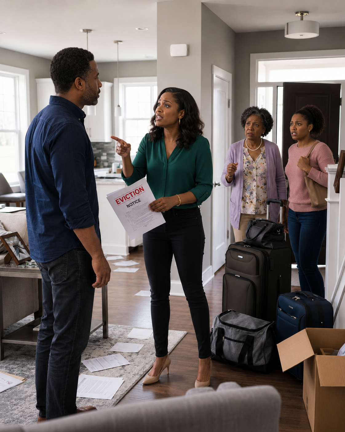 She Walked Into My Home and Sweetly Claimed My Parents, My Sister, and Her Kids Would All Move In Because It Was “My Duty.” I Stood Up, Smiled, and Said One Sentence That Silenced the Room.
