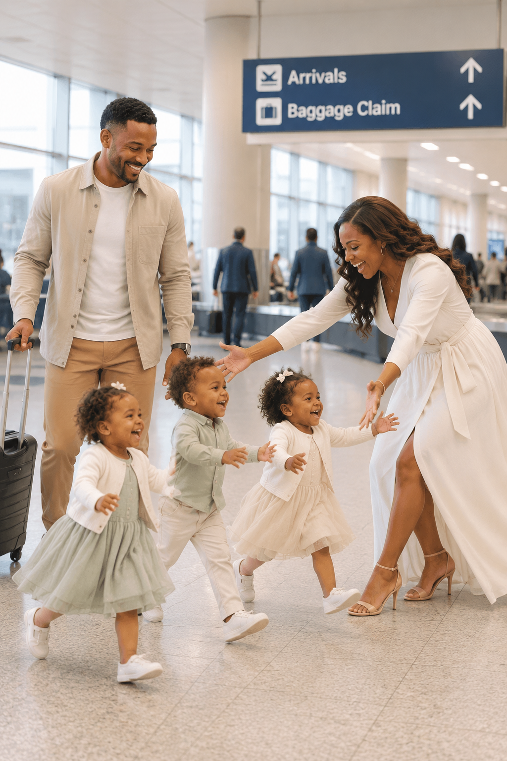 He Told Me to Raise the Baby Alone—Eighteen Months Later, He Saw Three Toddlers at Boston Logan Airport and Realized What He Had Lost