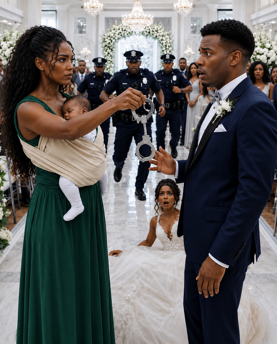 Six weeks after he left me and our newborn in a blizzard, I appeared at his wedding with my baby. His smile vanished. “What are you doing here?” he hissed. I said I came to reclaim what he stole.
