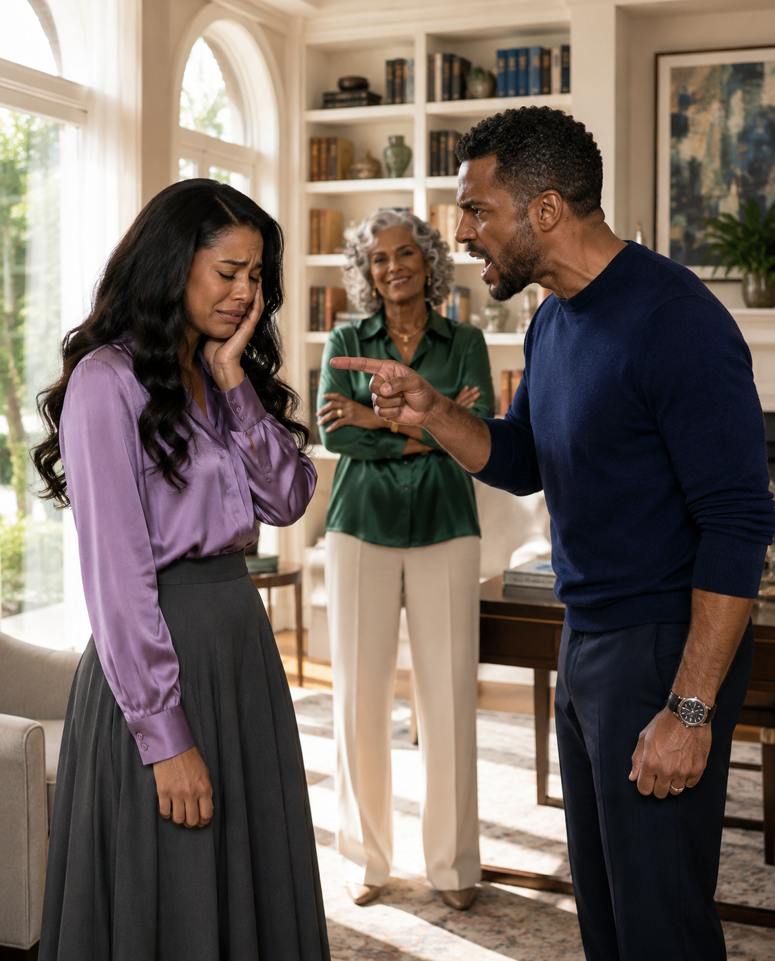 I Argued With My Mother-in-Law… My Husband Rushed Over, Sl@pped Me Across the Face, and Shouted, “Get Out of My House!” But Neither of Them Had Any Idea That the $10,000 His Mother Received Every Month Secretly Came From My Bank Account… Or That the Mansion Where They Humiliated Me Was Legally Mine.