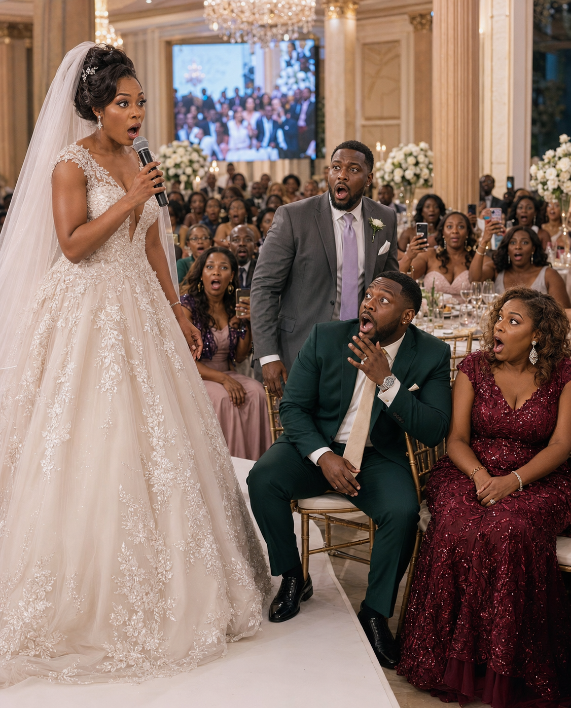 Fifteen minutes before my wedding, I found my parents sitting behind a pillar on two cheap plastic chairs, while my fiancé’s rich family filled the front row like royalty. My mother whispered, “Don’t ruin your day, sweetheart.” But something inside me went cold.