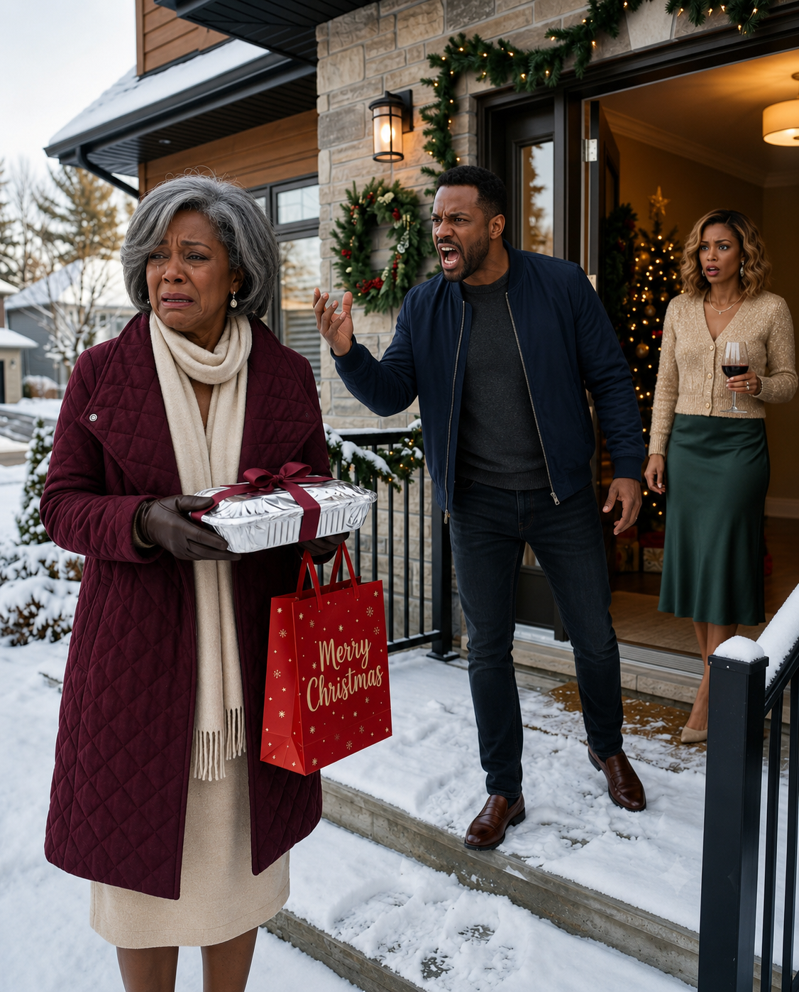 At Christmas, My Son Looked Me in the Eye and Said, “Wrong House.” Later That Night, I Heard Him Laughing on the Phone About Me: “Money Can’t Buy Her a Spot Here.” I Stayed Silent, Cut Off Every Transfer, and Woke Up to 25 Desperate Missed Calls.
