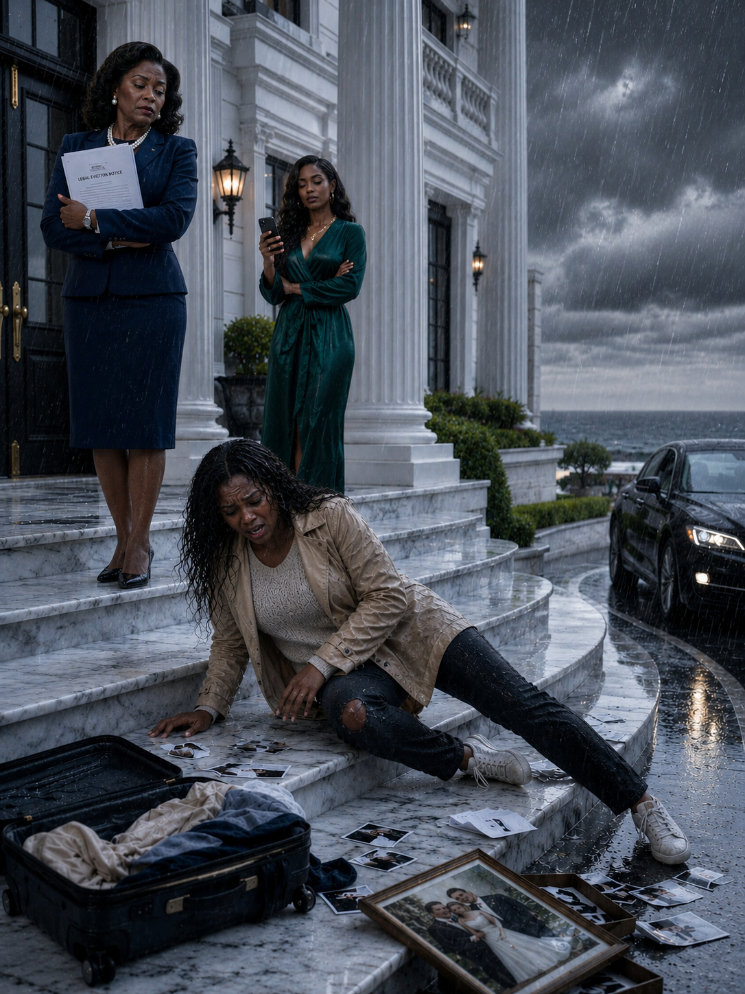“Sign It And Walk Away.” My Mother Said That After Pushing Me Down The Front Steps. My Sister Laughed. They Thought I Would Accept Everything In Silence. Then The Gates Opened, And The Man They Had Looked Down On For Years Changed…