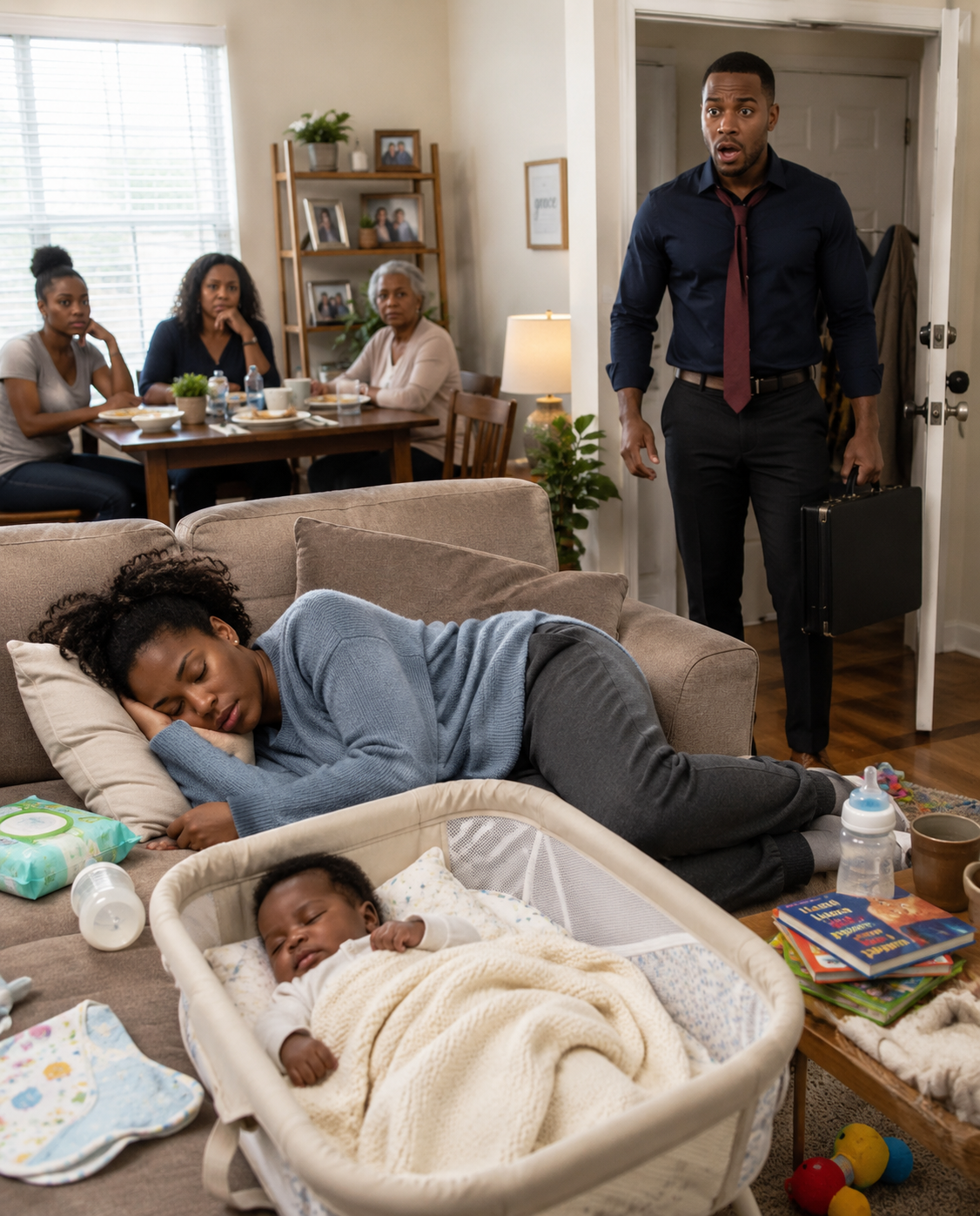 “My mother took care of my wife for four days after she gave birth. When I came back, my baby was burning with fever, and my wife whispered, ‘They wouldn’t let me call you.’ Then the real reason behind all the family hatred came to light.”