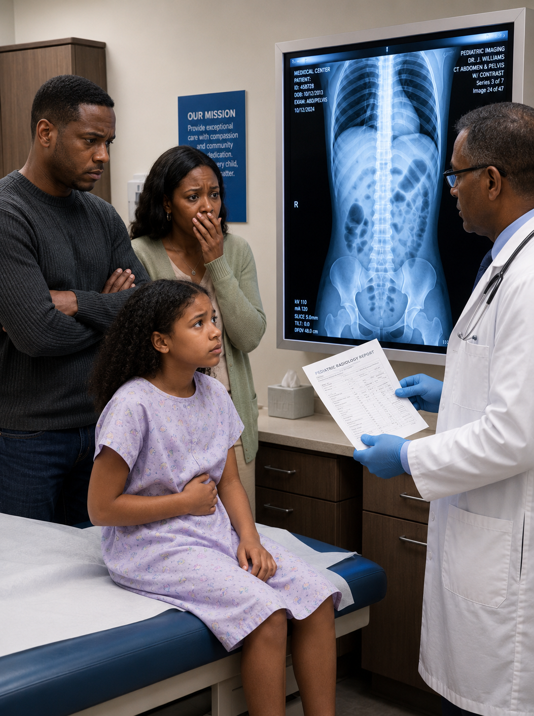 I took my daughter to the hospital, but my husband unexpectedly insisted on coming with us. Throughout the entire appointment, THE DOCTOR KEPT WATCHING HIM IN A WAY THAT FELT STRANGE