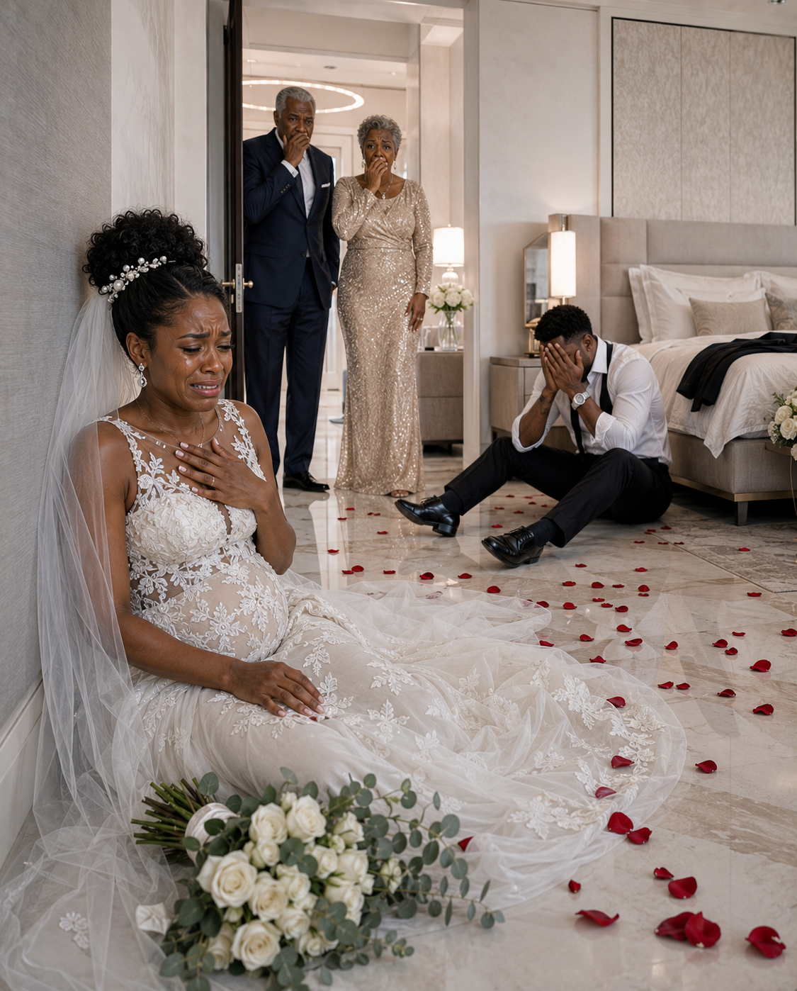 On Her Wedding Night, The Bride Screamed, and Her Mother-in-Law Burst Into the Room. She Found Her Shaking on the Floor While Her Son Whispered, “She Had to Pay.”