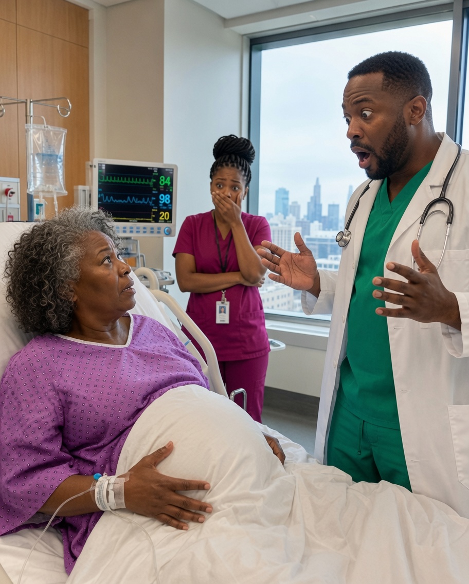 A 65-year-old woman was stunned to discover she was preg.nant—but when the time came to give birth, the doctor’s examination revealed something that left everyone in sho.ck.