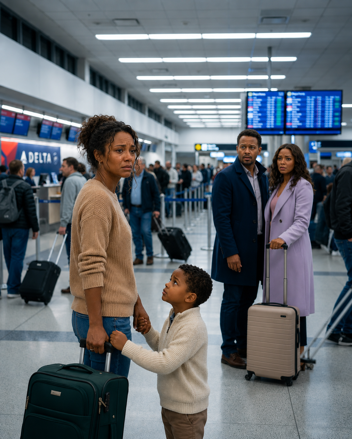 At The Airport With My Son, My Husband Chose His Mistress—Then Our Boy’s Terrifyingly Honest Words Destroyed His Perfect Lie and Gave Me Courage to Walk Away…