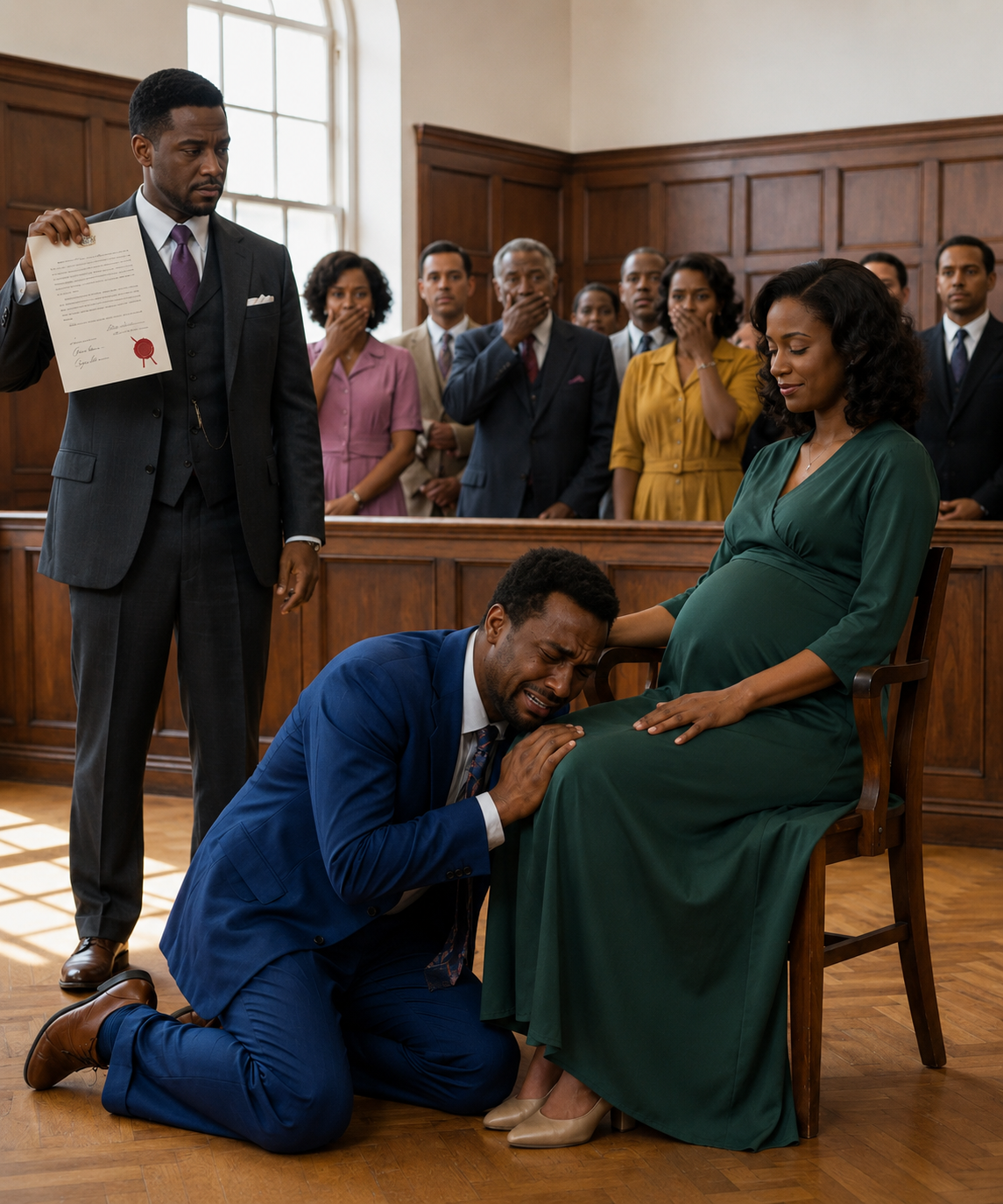 M0cking my eight-month pregnant body at our divorce hearing, my billionaire husband sneered, “You’ll leave with nothing.” His mistress laughed beside him. But when I told my lawyer to activate the hidden “Infidelity Forfeit” clause, the courtroom went silent—and the judge’s ruling wiped the smile off his face.