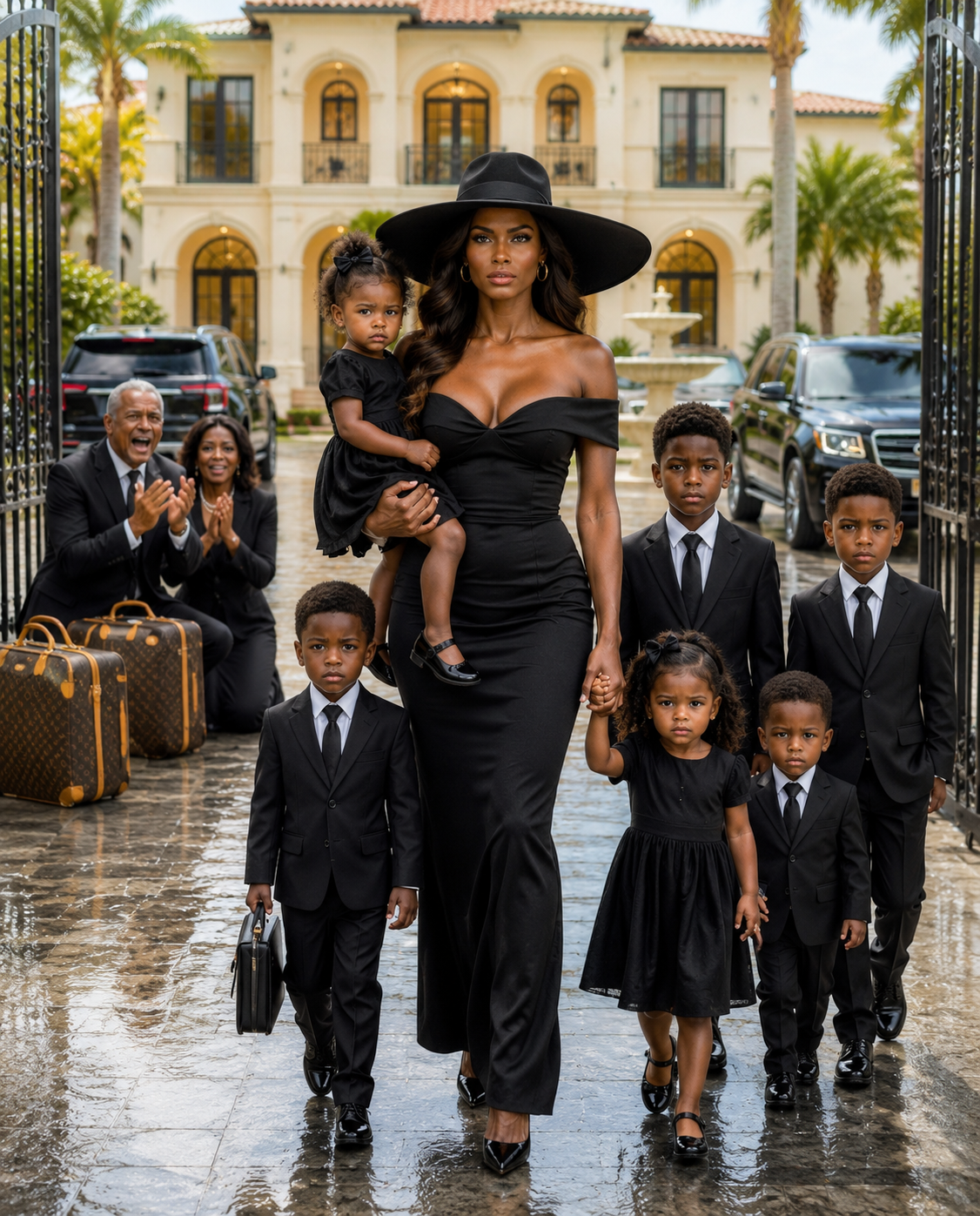 My father-in-law k.ick.ed us out into the rain with my six children and shouted, “Only true bl00d stays here,” but when I mentioned the deed to the house, his face changed and everyone stopped laughing.