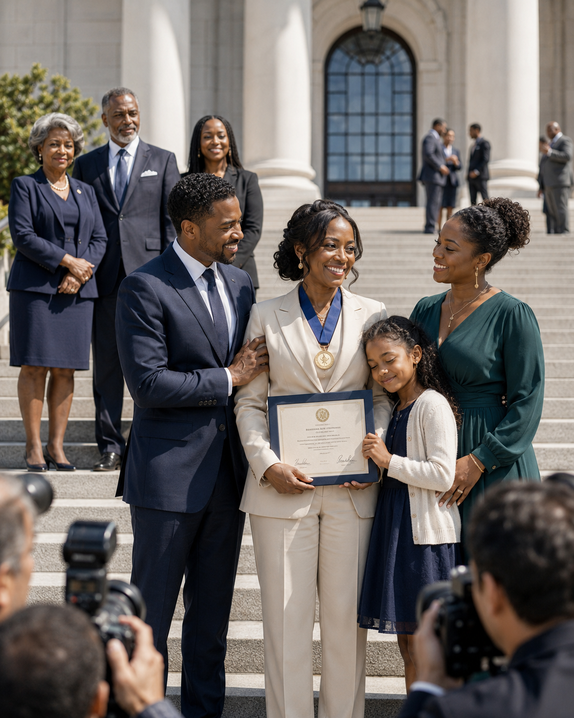 “You Told Everyone I Was No Longer Your Daughter.” I Calmly Reminded My Mother When She Tried To Pull Me Into A Family Photo After The Governor Handed Me One Of The State’s Highest Education Honors.