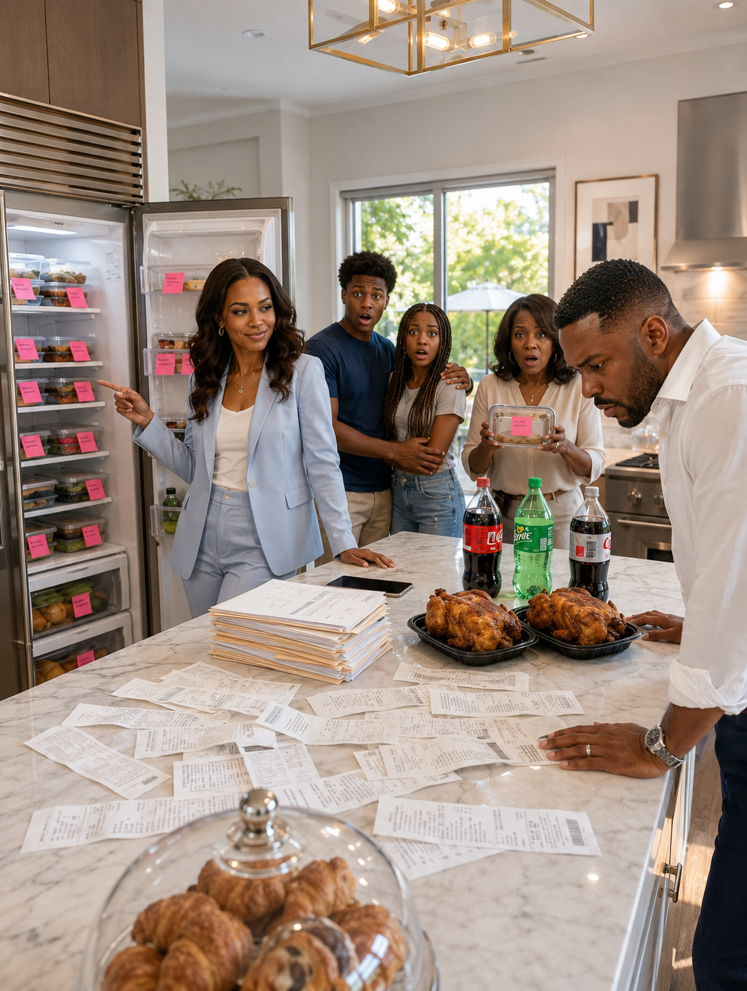 My husband told me “I’m fed up with supporting you” and asked to separate our money; I agreed without a fight, labeled everything I paid, and on Sunday, when his family arrived hungry, he discovered who was supporting the household.