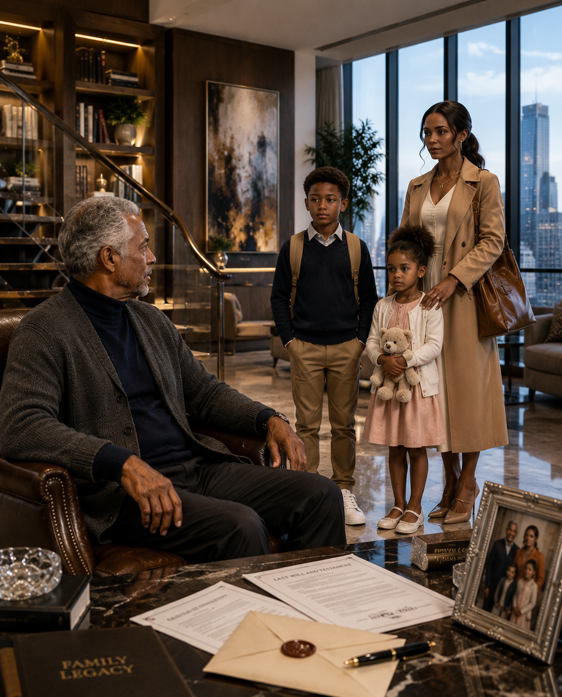 I Arrived At His Mansion Carrying One Suitcase And Two Children. He Was A Lonely Billionaire Nearing The End Of His Life. Neither Of Us Expected That A Forgotten Photograph, A Hidden Letter, And One Act Of Kindness From The Past Would Change Everything.