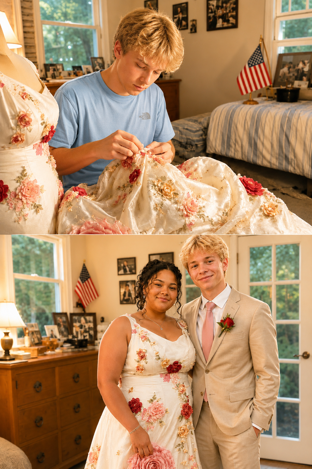 My Daughter's Best Friend Sewed Her a Prom Dress After Every Shop Told Us She Was Too Big for a Beautiful Gown – What Else He Did at Prom Left Everyone Speechless
