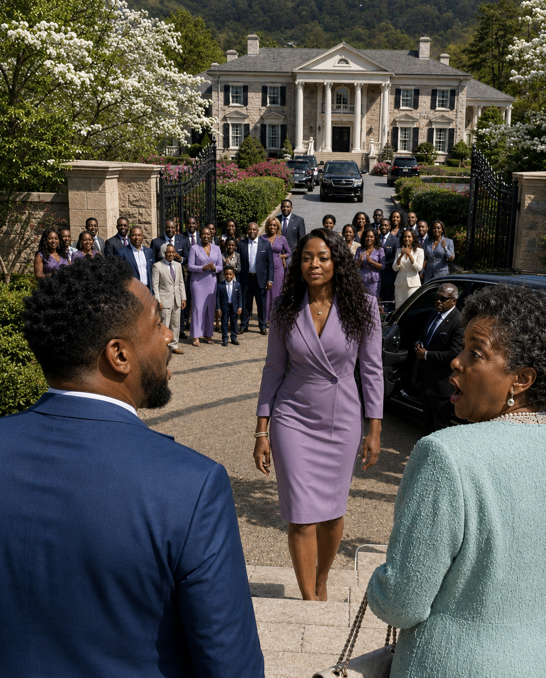 My Former Mother-In-Law Brought 32 Relatives To Mo.ck My Easter Dinner—But When My Private Gate Opened, They Realized The Woman They Had Called Poor Owned The Es.tate Their Family Ban.ked On, And By Nightfall Everything They Thought They Ow.ned Was Already Slip.ping Away