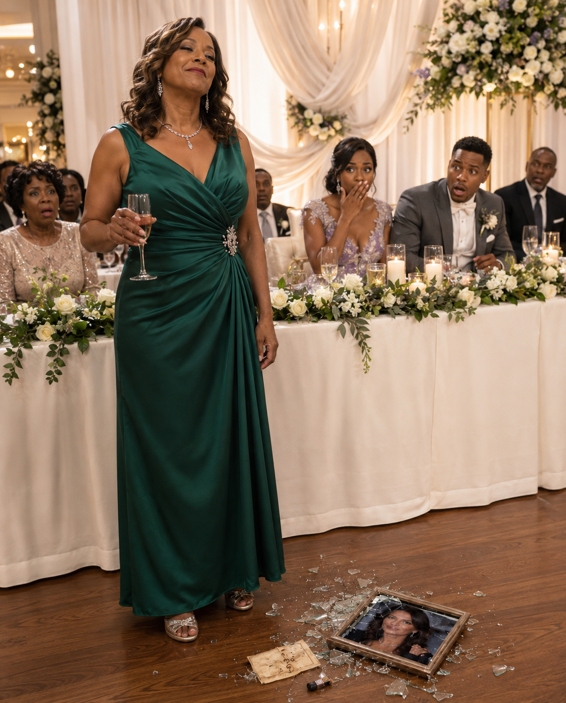 My Mother-in-Law ‘Accidentally’ Smashed My Late Mother’s Picture Frame at Our Wedding – But What Fell Out Made Her Go Pale