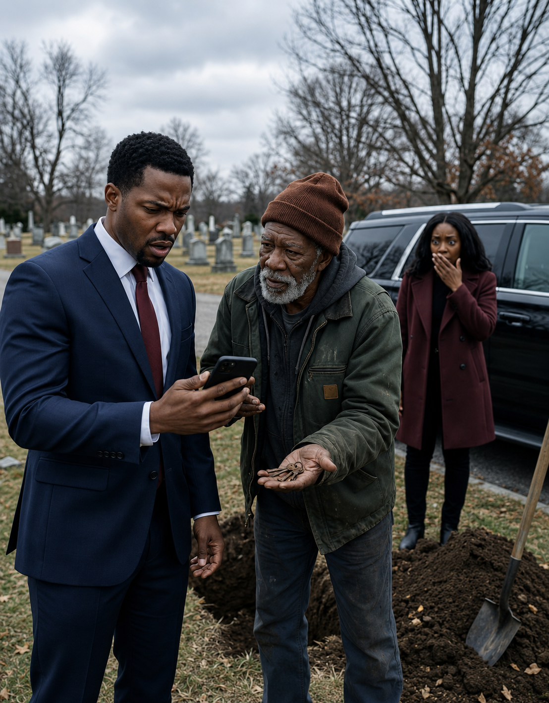 At My Father Graveside A Gravedigger Revealed The Coffin Was Empty And Handed Me A Key To The Truth