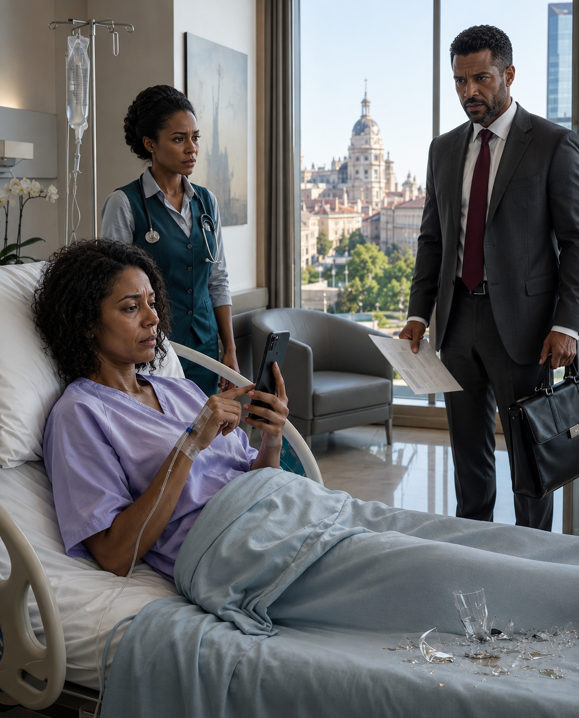 I was in the hospital for 20 days and no one asked about me… but when I stopped sending money, everyone remembered I existed. What I said next changed my marriage forever.