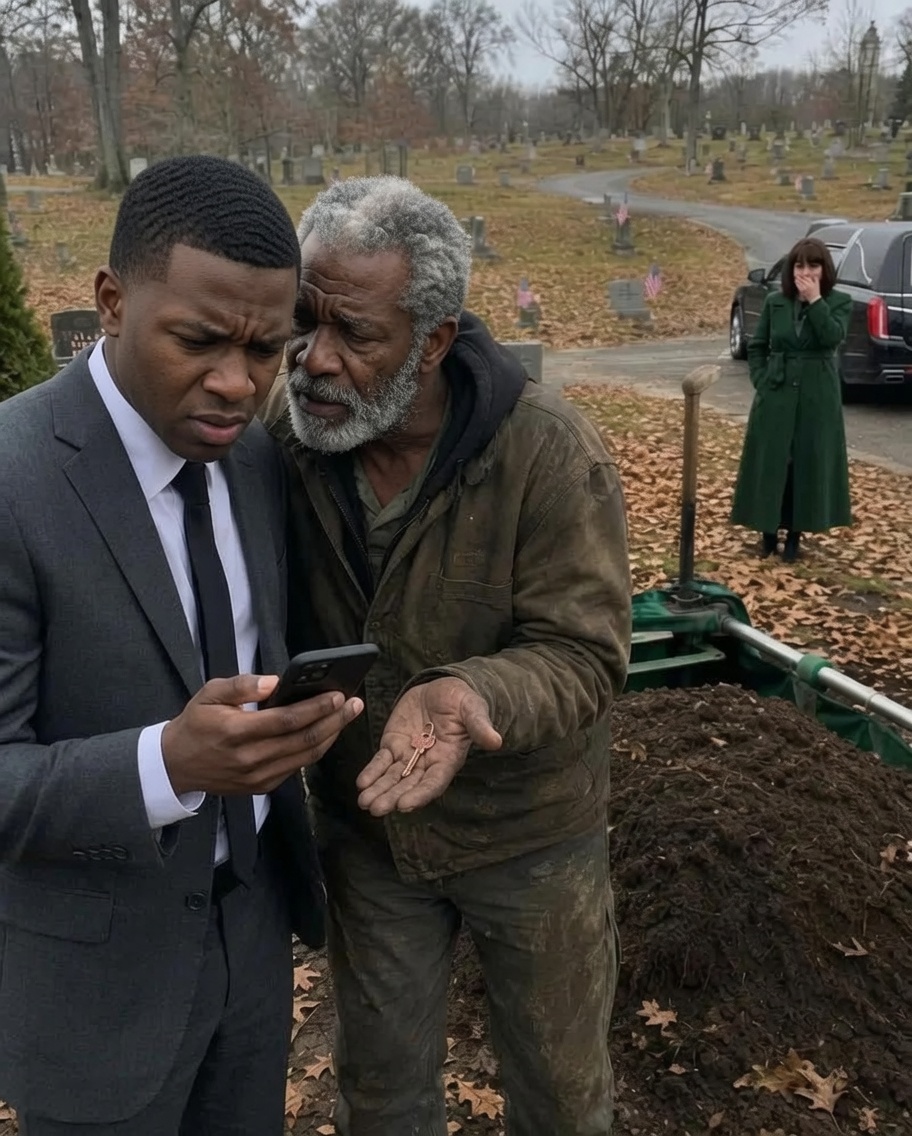 At My Father’s Graveside A Gravedigger Revealed The Coffin Was Empty And Handed Me A Key To The Truth
