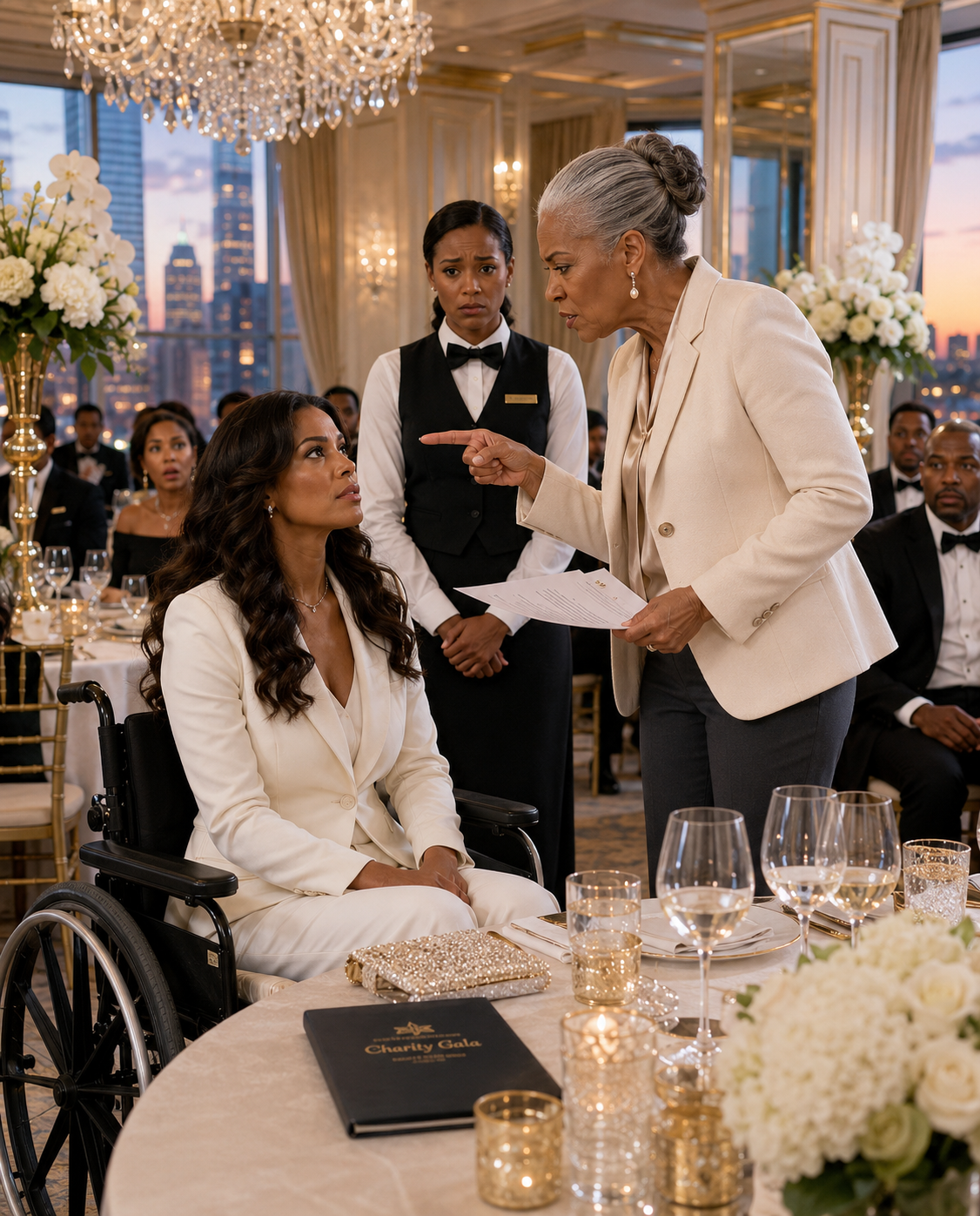 The Restaurant Manager Glanced At My Wheelchair And Assumed I Was Just Another Guest She Could Humiliate. Five Minutes Later, She Was Begging The Owner Of The Restaurant For A Second Chance.