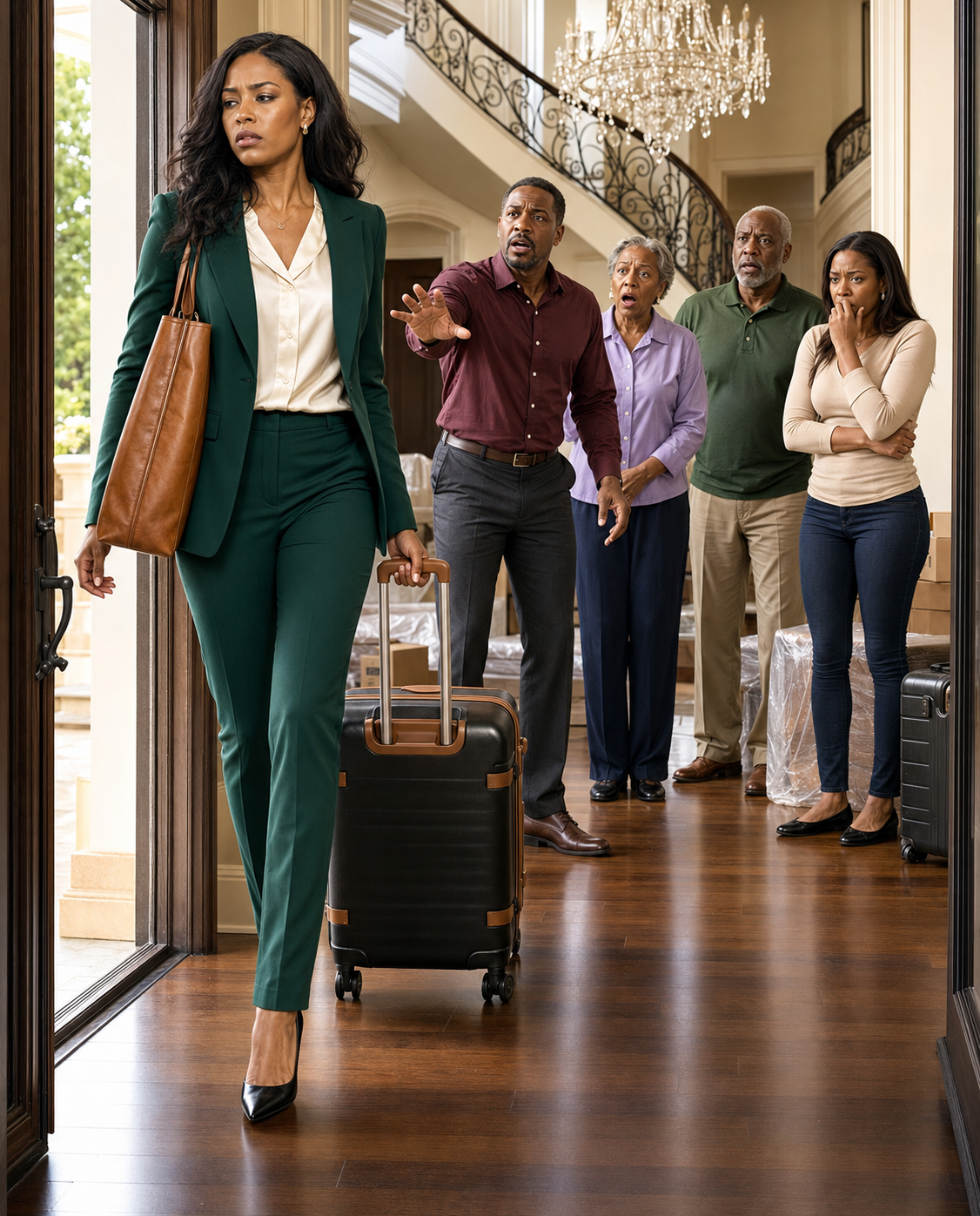 Just after I bought a luxury house, my husband suddenly announced his parents and divorced sister were moving in with us. When I refused, he snapped, “This house is mine—you bought it with my money. Object again, and I’ll kick you out!” But when he showed up at the mansion with them, they froze at what they saw…